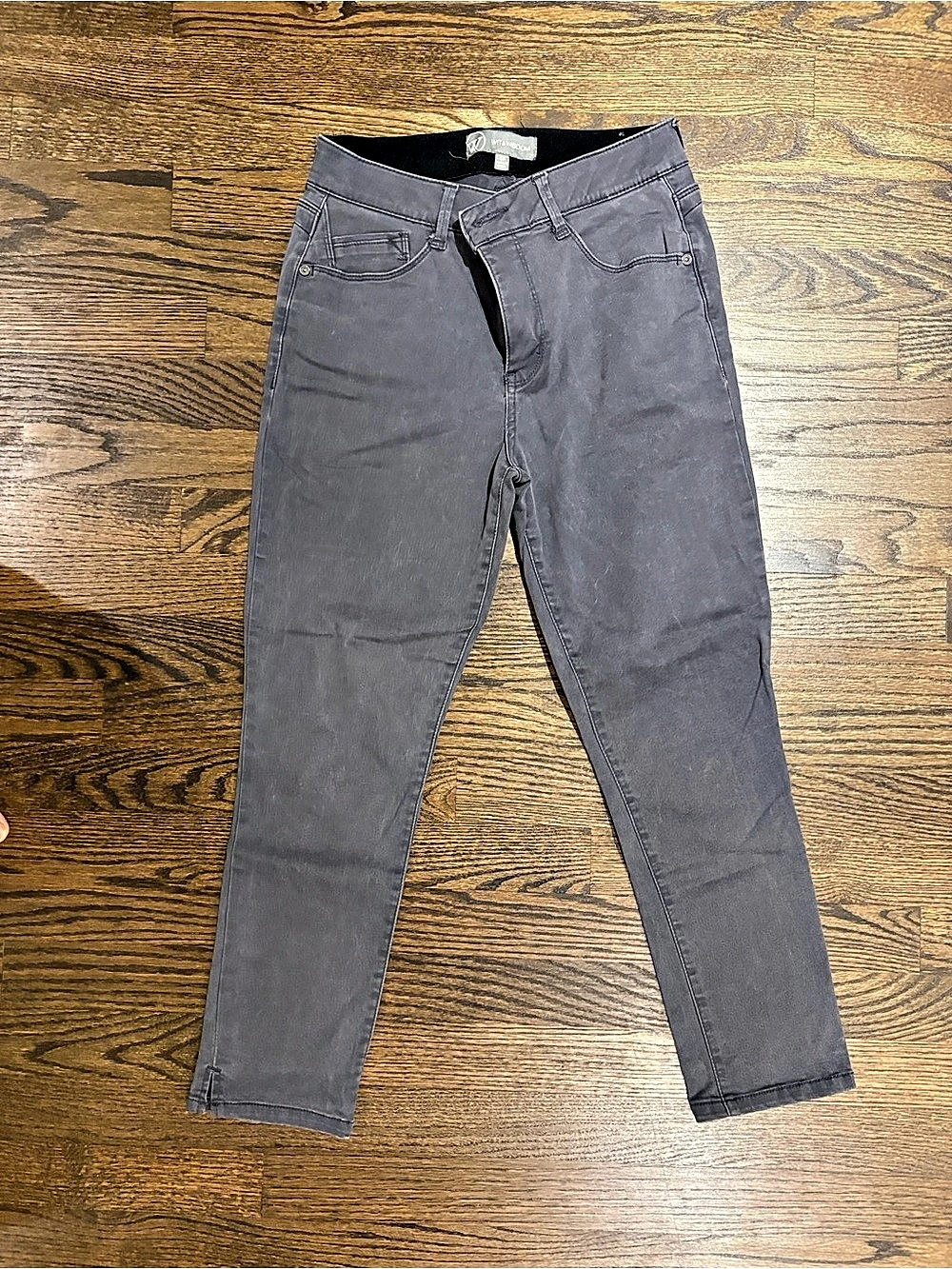 Wit & Wisdom Gray Cropped Pants Size 4P